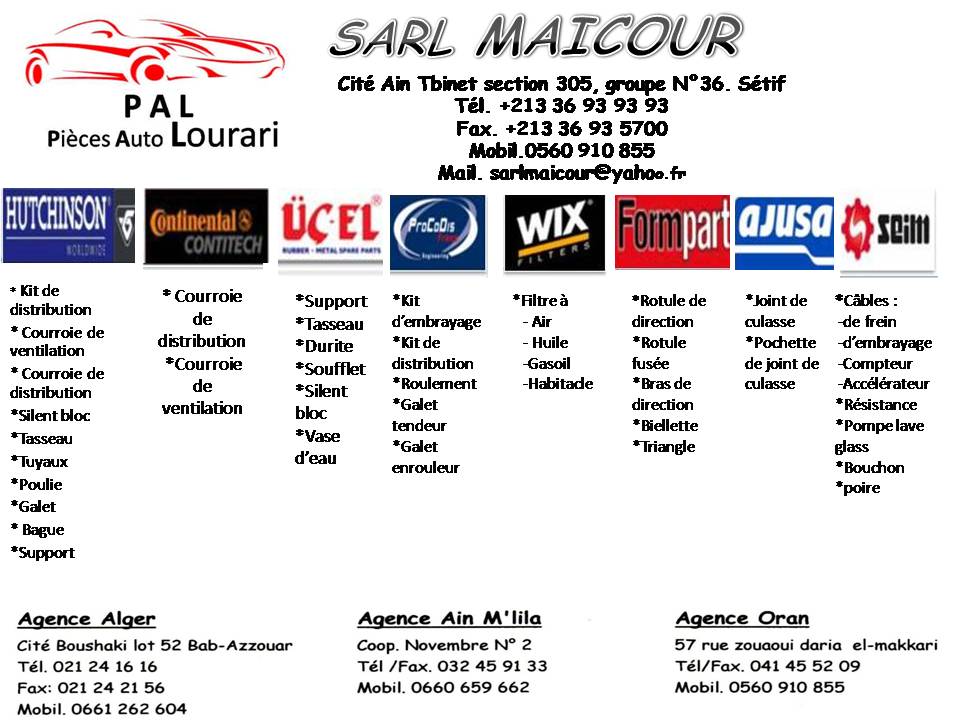 Vente de la Pièces Automobile  en gros