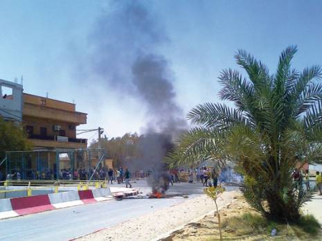 Des habitants s'insurgent Tolga et El Hadjeb (Biskra)