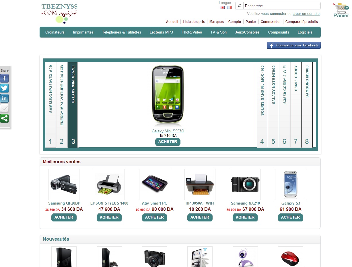 Tbeznyss : le e-commerce des nouvelles technologies lancé en Algérie