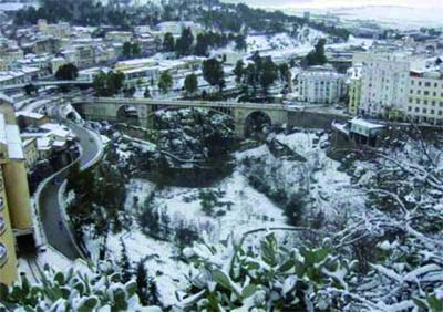 Plusieurs wilayas de l'Est sous la neige