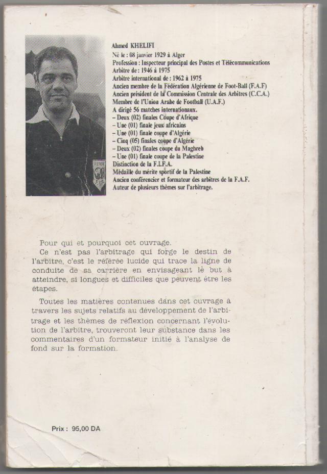 Khelifi Ahmed..... Arbitre internationale