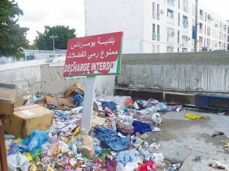 Gestion défaillante des déchets ménagers Wilaya de Boumerdès