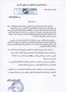 La LADDH CHLEF dénonce le mépris des autorités locales