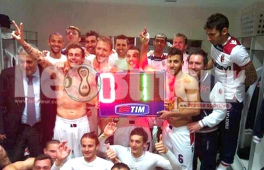 Taïder fête la victoire sur l'Inter