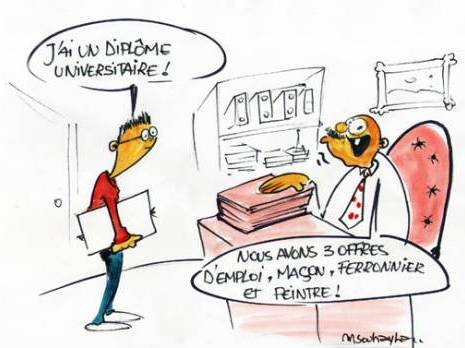 Le taux du chômage serait de 50% Sans le dispositif d'aide à l'insertion professionnelle