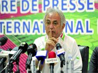 Conférence de presse de Vahid Halilhodzic 'L'Algérie a tout juste une petite équipe en construction !
