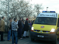 مصرع طفل صدمه قطار بغليزان