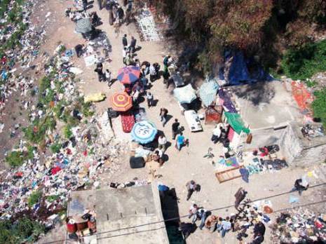 De nouveau la débâcle Vue du pont de Sidi Rached