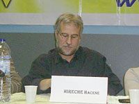 Hacène Hirèche, universitaire, enseignant en tamazight et consultant à l'université de Paris-VIII, à 'Liberté