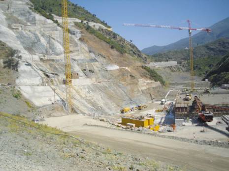 Détection d'une importante faille active Barrage de Tabellout à Jijel