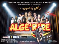 Première édition du festival Algé'rire Du 30 avril au 3 mai au Hilton