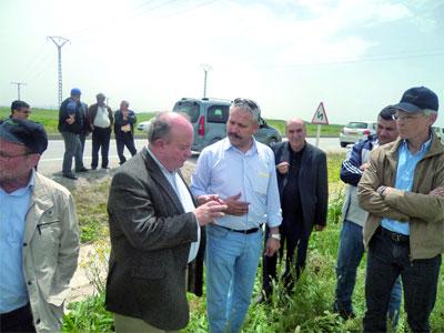 Des agriculteurs français rencontrent leurs homologues à Constantine et Guelma A l'initiative du Groupe Benamor du réseau d'amélioration de la qualité du blé dur
