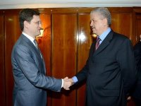 Abdelmalek Sellal reçoit le ministre russe de l'Energie