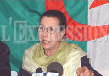 Louisa Hanoune appelle à la vigilance SITUATION POLITIQUE EN ALGERIE