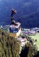 Le téléphérique fonctionnel au mois de novembre