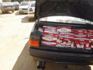 حجز 450 خرطوشة سجائر و600 علبة معسل كانت على متن سيارة مستأجرة من وكالة بسوق أهراس
