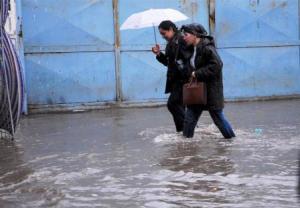 شخص تجرفه المياه بمستغانم