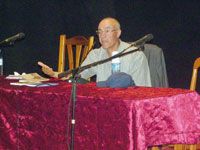 BELKACEM ROUACHE à BéJAïA 'J'écris dans la langue de l'image