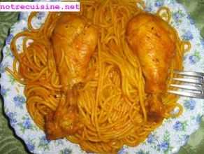 Spaghetti au Poulet