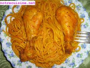 Spaghetti au Poulet