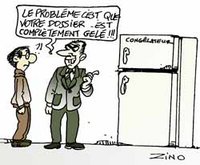 Un inventeur attend un certificat d'activité