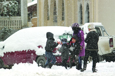 Chute de température en Algérie et vague de froid meurtrière en Europe