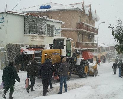 [Photos] : Chutes de neige à Ain El Kebira