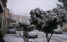 Tempête de neige et froid intense à Zemmora