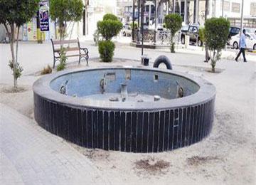 نافورات بدون ماء وعتاد عرضة للتلف في سيدي بلعباس