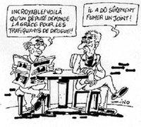 « Graciez les trafiquants  de drogue »