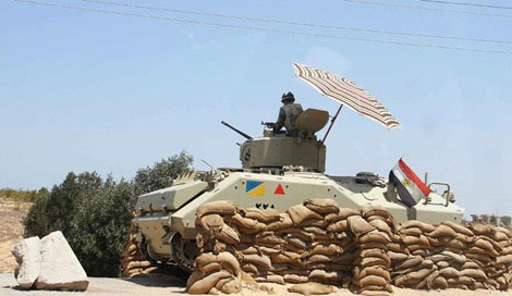 هجوم مسلح على معسكر لقوات الأمن المصرية شمال سيناء