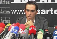 Omnisports/ Cyclisme - Réagissant à sa suspension Contador : «Cette épreuve me rendra plus fort»