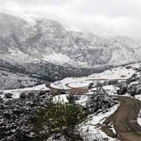 Sétif recouverte d'un manteau de neige