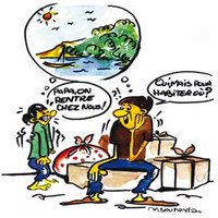 Les populations déplacées, dans l'attente du retour