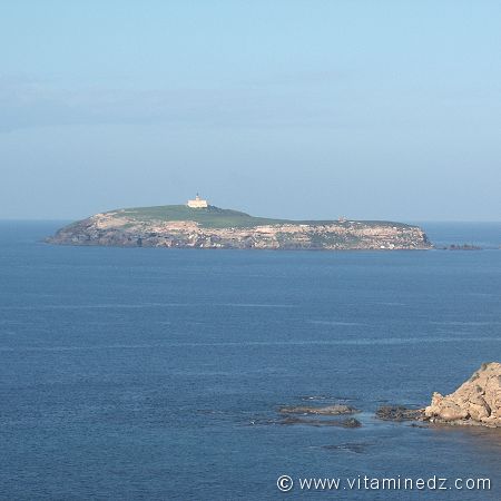 Descriptif du Pharte de l'ile de Rachgoun (Béni Saf)