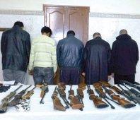 تفكيك شبكة للتهريب والمتاجرة بالأسلحة ببلدية أولاد مومن بسوق أهراس