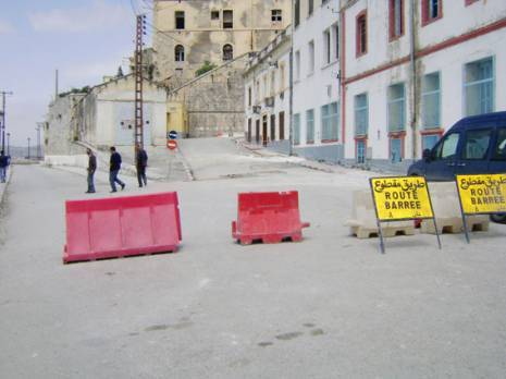 Des fuites d'eau en sont la cause Glissement de terrain au boulevard Zighout Youcef à Constantine