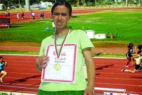 Farida Djaffour, championne d'Algérie