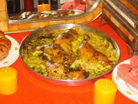 Cuisses de poulet aux oeufs