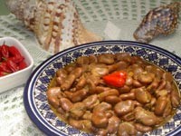 Plat aux fèves séchées
