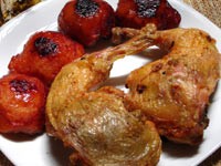 Cuisses de poulet à la moutarde