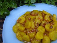 Patates douces au beurre