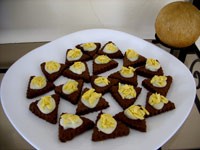 Triangles à la ganache