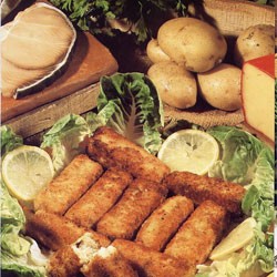 Barres de pommes de terre au poisson