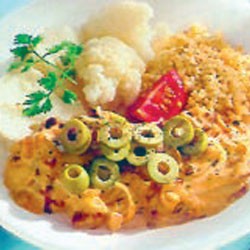 Escalopes de poulet aux olives