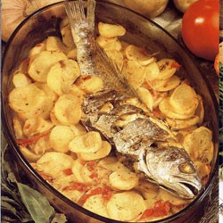 Gratin aux pommes de terre et au poisson