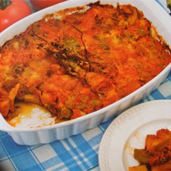 Gratin d’aubergines et de pommes de terre