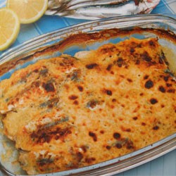 Gratin de sardines au citron