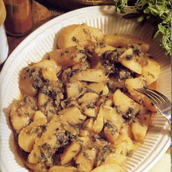 Pommes de terre au pouliot