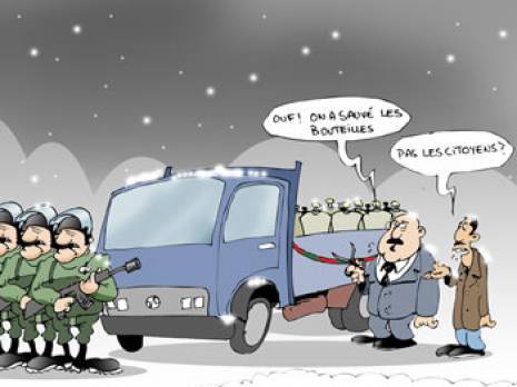 Les camions de Naftal sous escorte à Béjaïa Forte tension sur le gaz butane